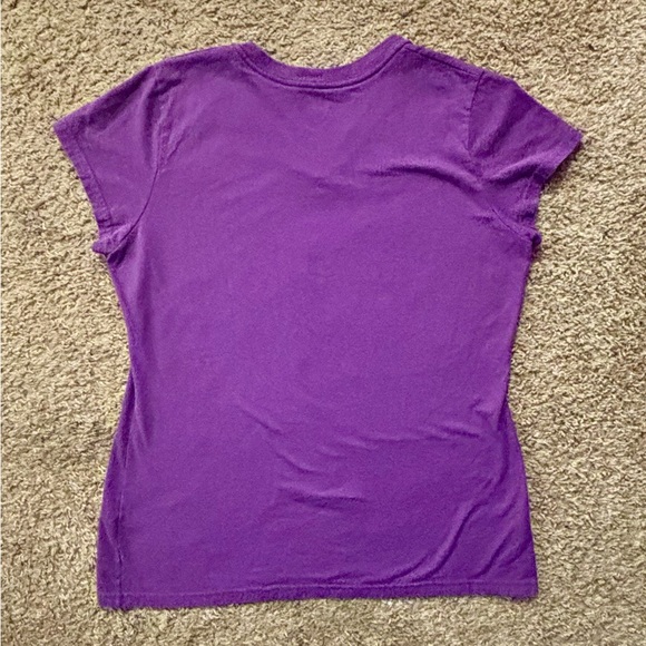 Champion brand Performance V-Neck T-Shirt Style Purple Woman size Med. No flaws - Picture 8 of 11